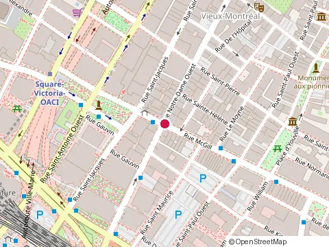 Emplacement de Five Guys au 468 Rue Mcgill, Montréal
