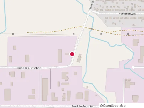 Location of Forage G 4 at 1275 Rue Jules-Brisebois, Val-d'Or