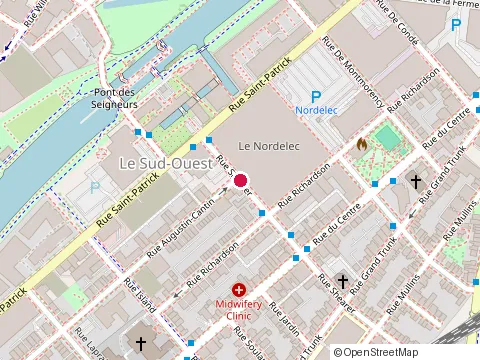 Location of Gagne Leclerc Inc at 1340 Rue Shearer, Montréal