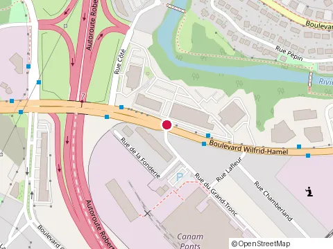 Location of Garage Jos Martin et Fils at 1985 Boulevard Wilfrid-Hamel, Québec