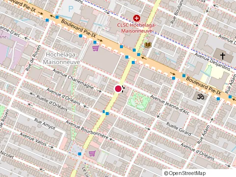 Location of Gerry'S Delicatessen at 3982 Ontario St E, Montréal