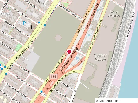 Location of Green Traiteur et Café at 443 Avenue Viger O, Montréal