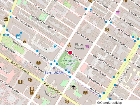 Location of Grillades Torino Place Dupuis at 1475 Rue St-Hubert, Montréal