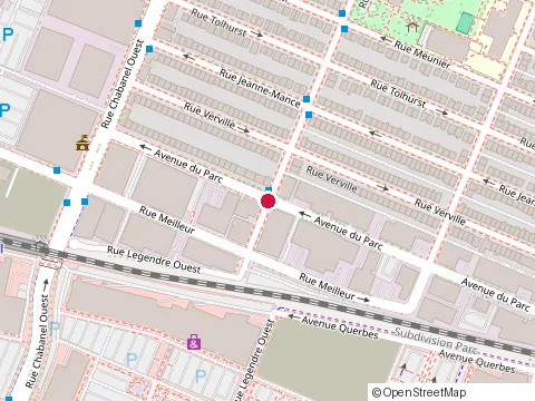 Location of Groupe Cartier / Designer Intérieur / Rénovation / Cuisines Sur Mesures Miralis at 9090 Avenue du Parc, Montréal