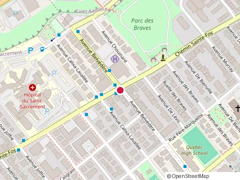Location of Groupe Cfc at 897 chemin Sainte-Foy, Québec
