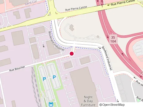 Location of Groupe Rhr Inc at 755 Rue Boucher, Saint-Jean-sur-Richelieu