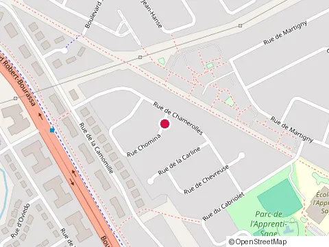 Location of Guay Lyne at 2435 Rue Chomina, Québec
