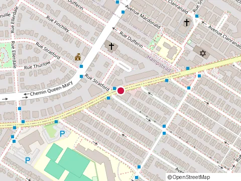 Location of Hampstead House Cromwell Management at 5725 Chemin de la Côte-Saint-Luc, Montréal