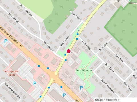 Location of Haus Immobilier at 144 Chem de la Grande Côte, Rosemere