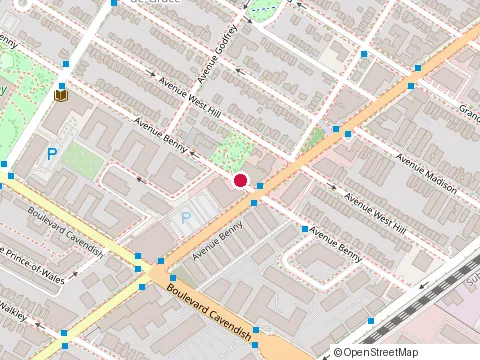 Location of Head & Hands at 3465 avenue Benny, Montréal