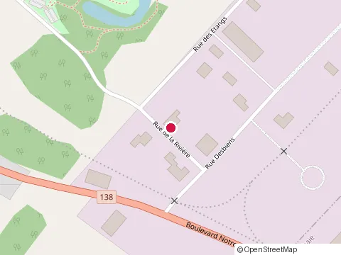 Location of Hôtel au Petit Berger at 20 Rue Desbiens, La Malbaie