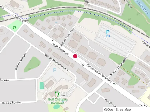Location of Hotel Bromont at 125 Bd de Bromont, Bromont