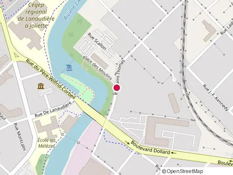 Location of Hôtel Château Joliette at 450 Rue St Thomas, Joliette