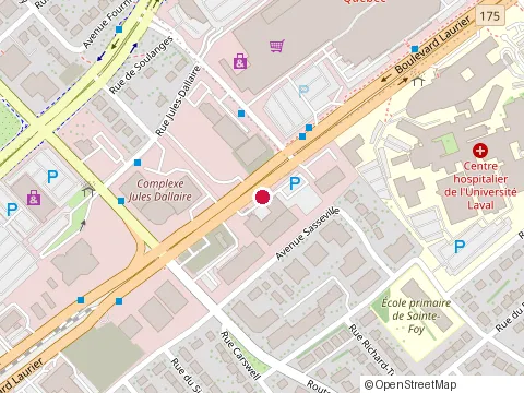 Location of Hotel Classique at 2815 Bd Laurier, Québec