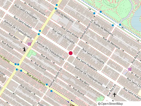 Location of Idl - Institut Pour la Diffusion des Langues Inc at 3800A  Rue Saint-Hubert, Montréal