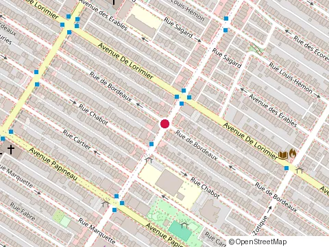 Location of Immobec Inc at 1995 Rue Belanger, Montréal