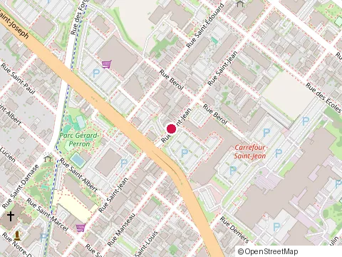 Location of Impact Réadaptation at 350 Rue Saint-Jean Suite 185, Drummondville