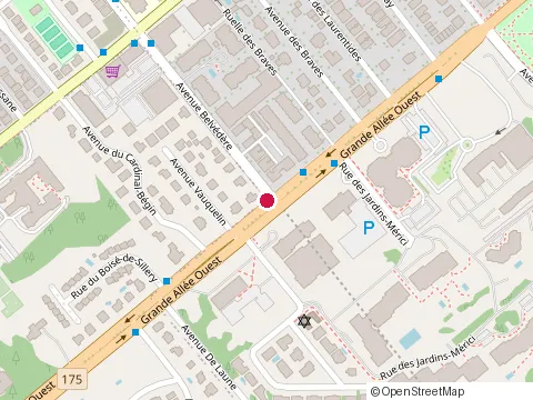 Location of Industrielle Alliance Valeurs at 1040 avenue Belvedere, Québec