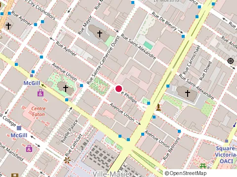 Location of Jatoba at 1184 R. du Square-Phillips, Montréal