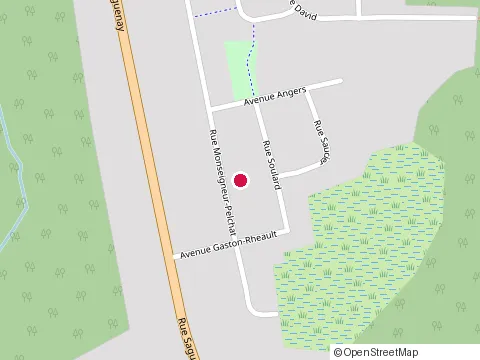 Location of Jocelyne Poulin, Thérapeute en Relation d'Aide at 2622 Rue Saucier, Rouyn-Noranda