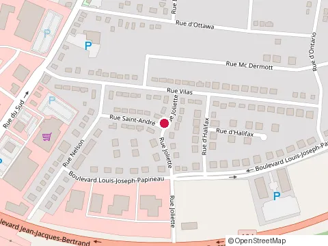 Location of Jolivar Construction Inc at 133 Rue Joliette, Cowansville