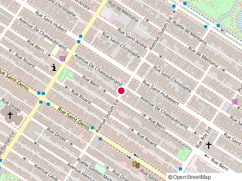 Location of Khyber Pass Restaurant at 506 Duluth Ave E, Montréal