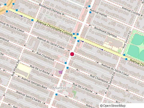 Location of l'Estaminet - Café Bistro at 1340 Rue Fleury E, Montréal