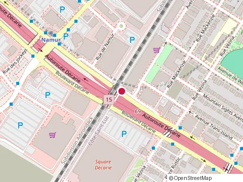 Location of la Belle Province at 7555 Bd Décarie, Montréal