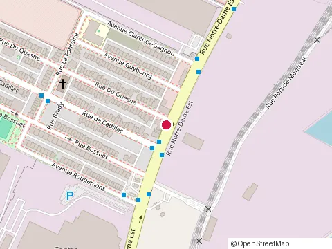 Location of la Maison l'Echelon at 6033 Rue Notre-Dame E, Montréal