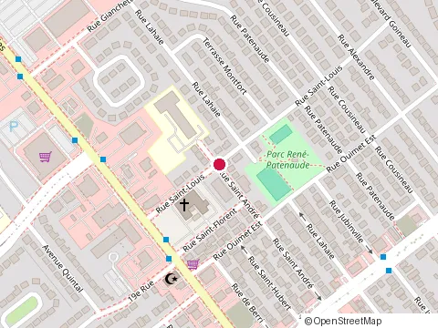 Location of la Ressource Anxiété et Trouble Panique at 599 Rue Saint-André, Laval