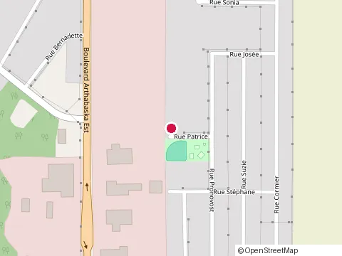 Location of Laquerre Ford Inc. at 44 Boulevard Arthabaska Estate, Victoriaville
