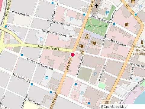 Location of Lavery de Billy at 1500 Rue Royale, Trois-Rivières