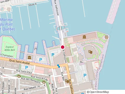 Location of le Café du Monde at 84 Rue Dalhousie, Québec
