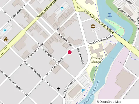 Location of le Cambo at 475 Rue de Lanaudière, Joliette