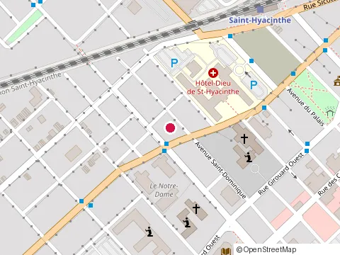 Location of le Centre Psychosocial Richelieu-Yamaska at 2090 Rue Dessaulles, Saint-Hyacinthe