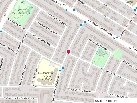 Location of le Domaine André-Grasset, Phase Iv at 8540 Rue Raymond-Pelletier, Montréal