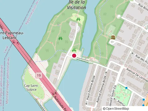 Location of le Festigoût Café at 10897 Rue du Pont, Montréal