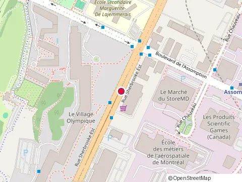 Location of le Highline at 5311 Sherbrooke St W, Montréal