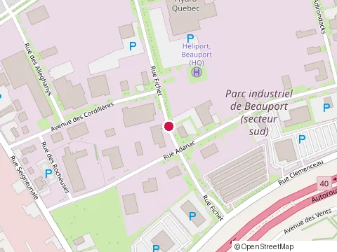 Location of Leclerc Jean Excavation Inc at 435 Rue Fichet, Québec