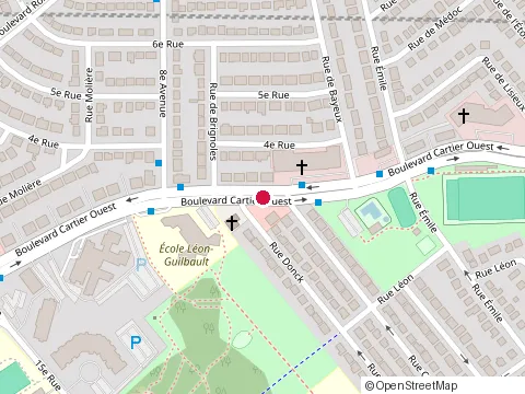 Location of Leon-Guilbault Ecole at 133 boulevard Cartier O, Laval