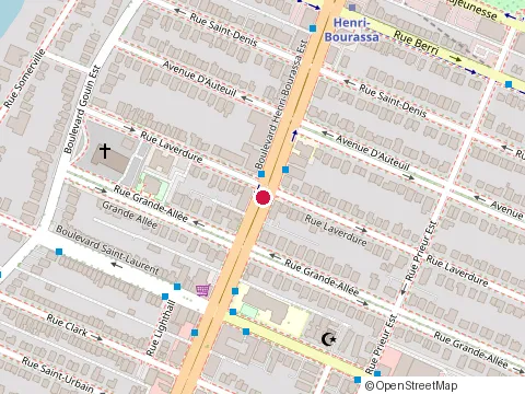 Location of Leroux+Cyr at 130 Boulevard Henri-Bourassa E, Montréal