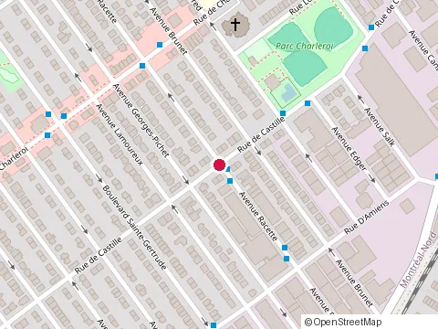 Location of les Agences Réal Demers Inc at 10800 Avenue Racette, Montréal-Nord