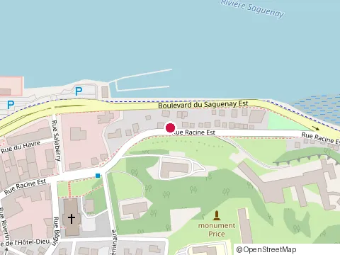 Location of Lycee du Saguenay Inc at 658 Rue Racine E, Chicoutimi