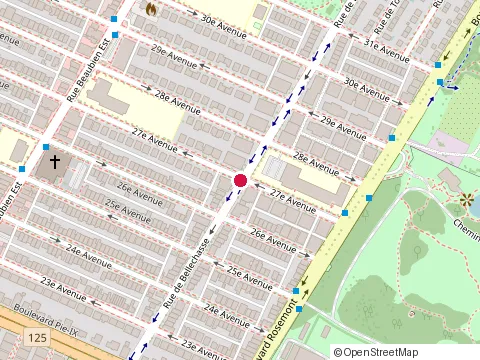 Location of Ma-Th Inc. at 4358 Rue de Bellechasse, Montréal