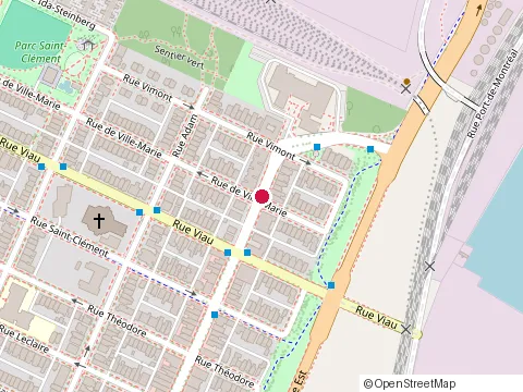 Location of Maçonnerie Montréal at 4951 St Catherine St E, Montréal