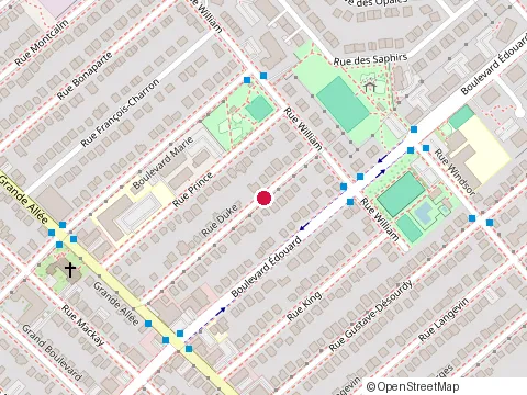 Location of Maison Vivre at Rue Duke Saint-Hubert 1807, Saint-Hubert