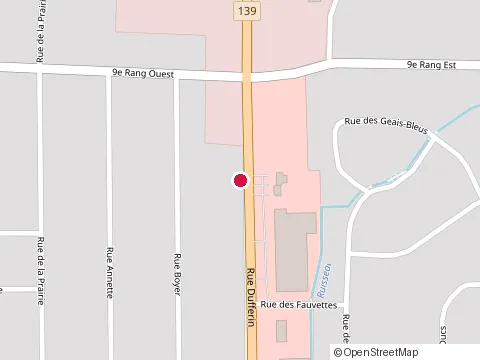 Location of Maître Glacier at 667 Rue Dufferin, Granby