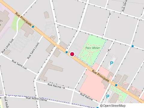 Location of Maître Glacier Centre-Ville Granby at 335 Rue Principale, Granby