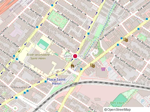 Location of Manovra at 3848 Rue Saint-Jacques, Montréal