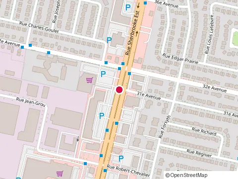 Location of Marc Côté : Re/Max Cité at 13150 Sherbrooke St E, Montréal